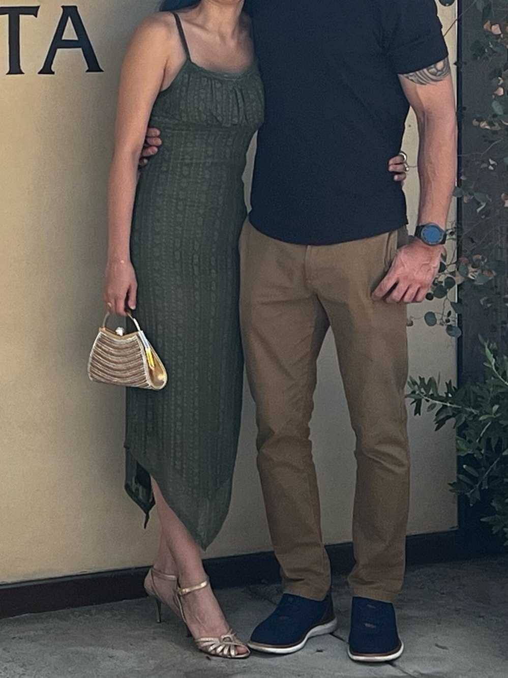 Olive Green Midi/Maxi dress